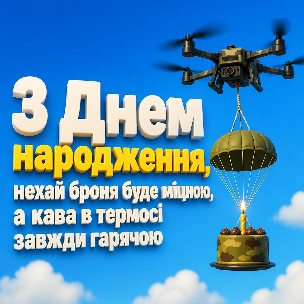 привітання з днем народження військового