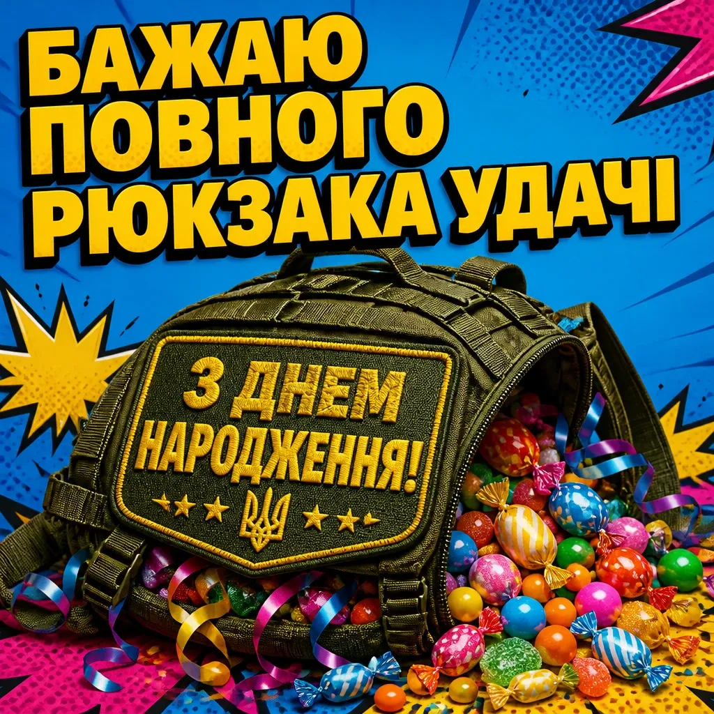привітання з днем народження військового