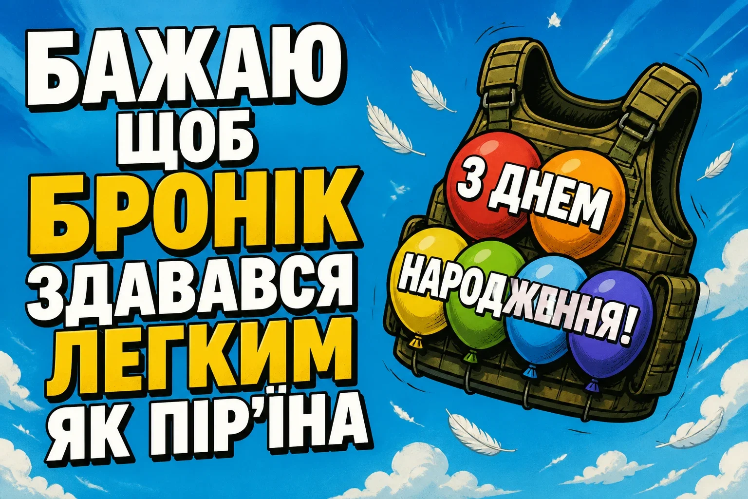 привітання з днем народження військового