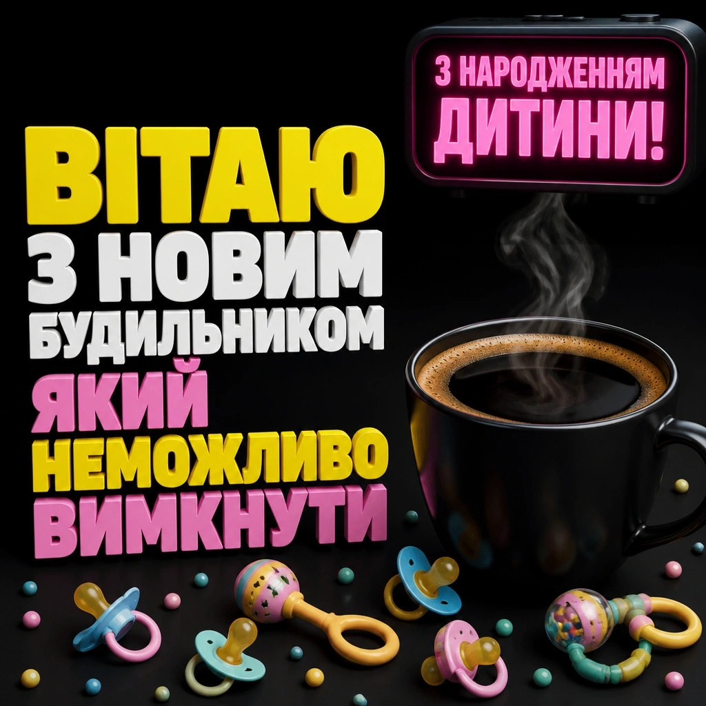 привітання з народженням дитини