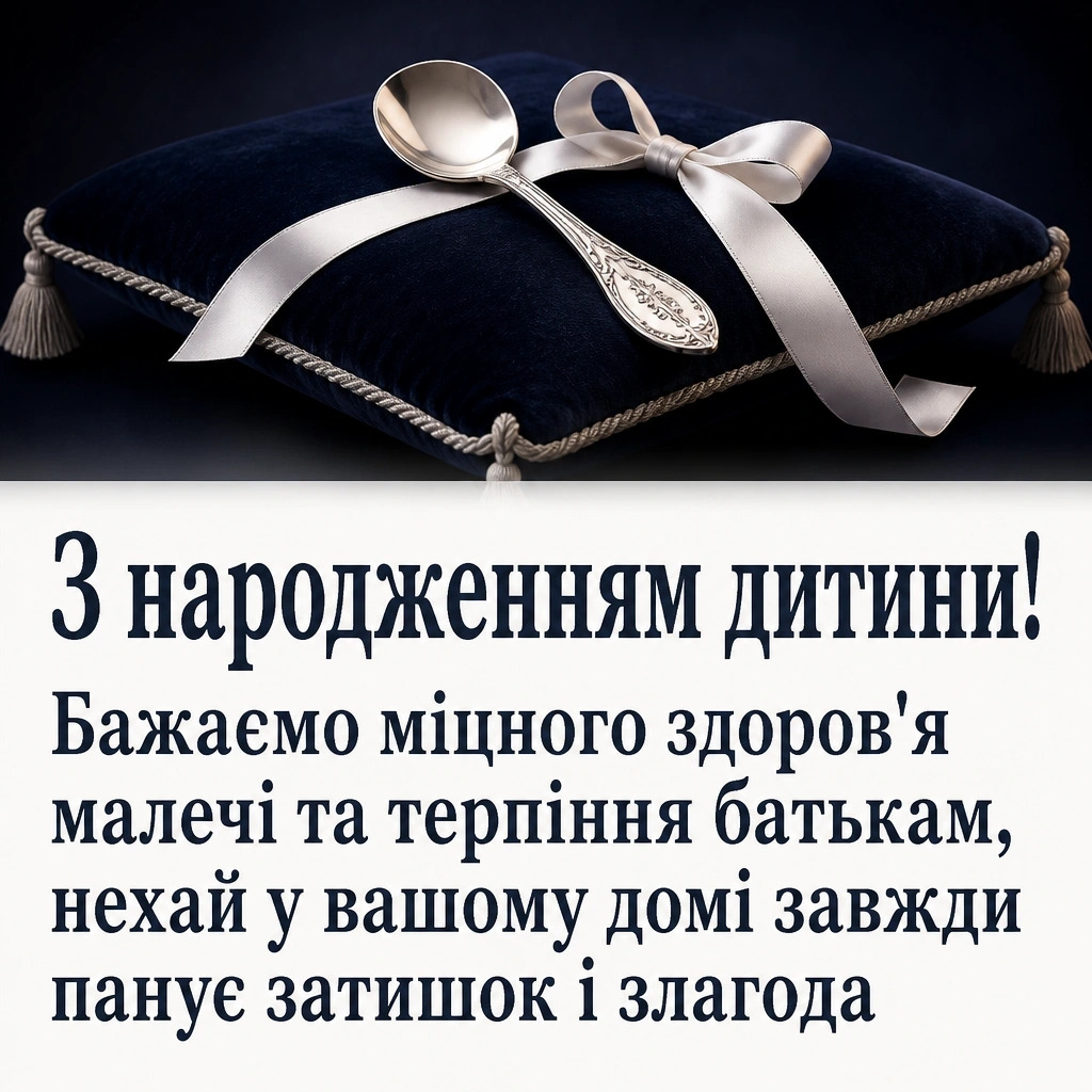 привітання з народженням дитини