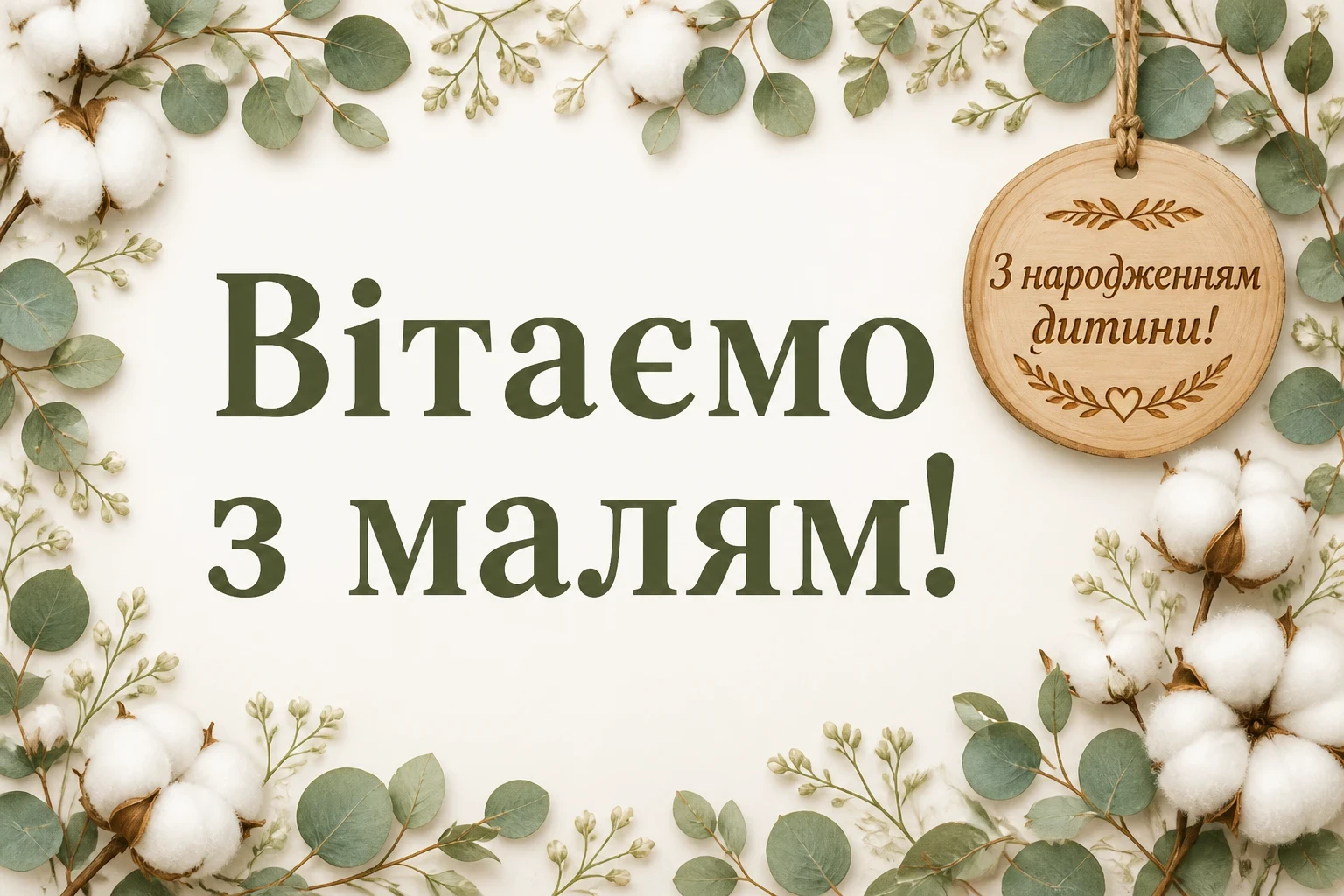привітання з народженням дитини
