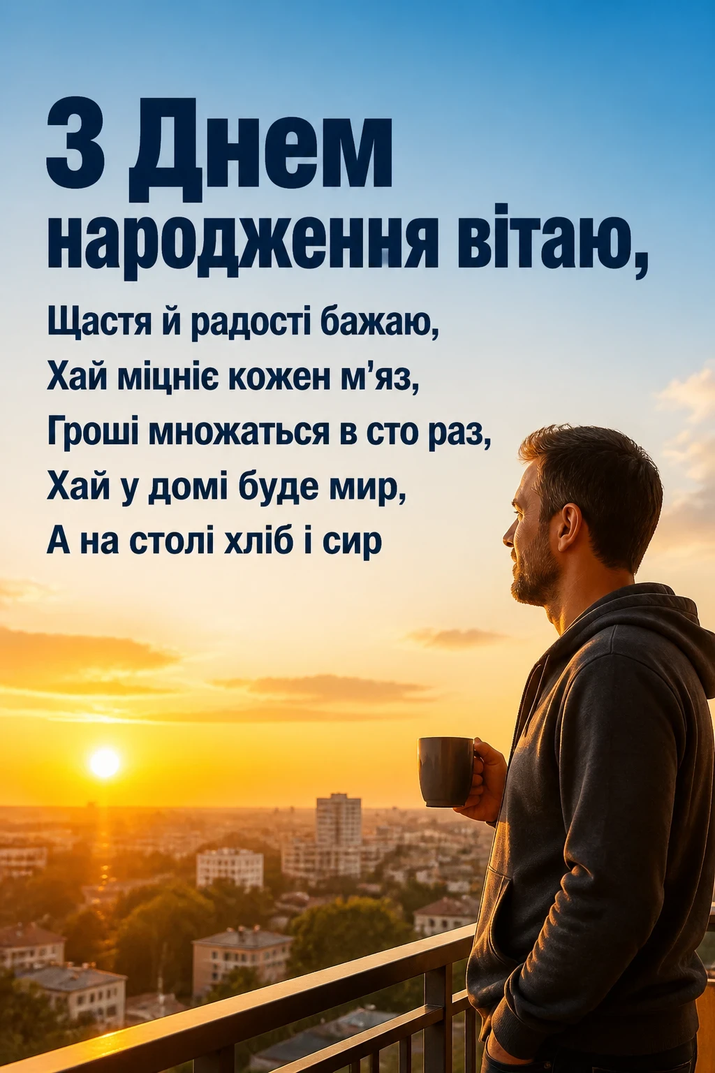 найкращі привітання з днем народження для мужчині