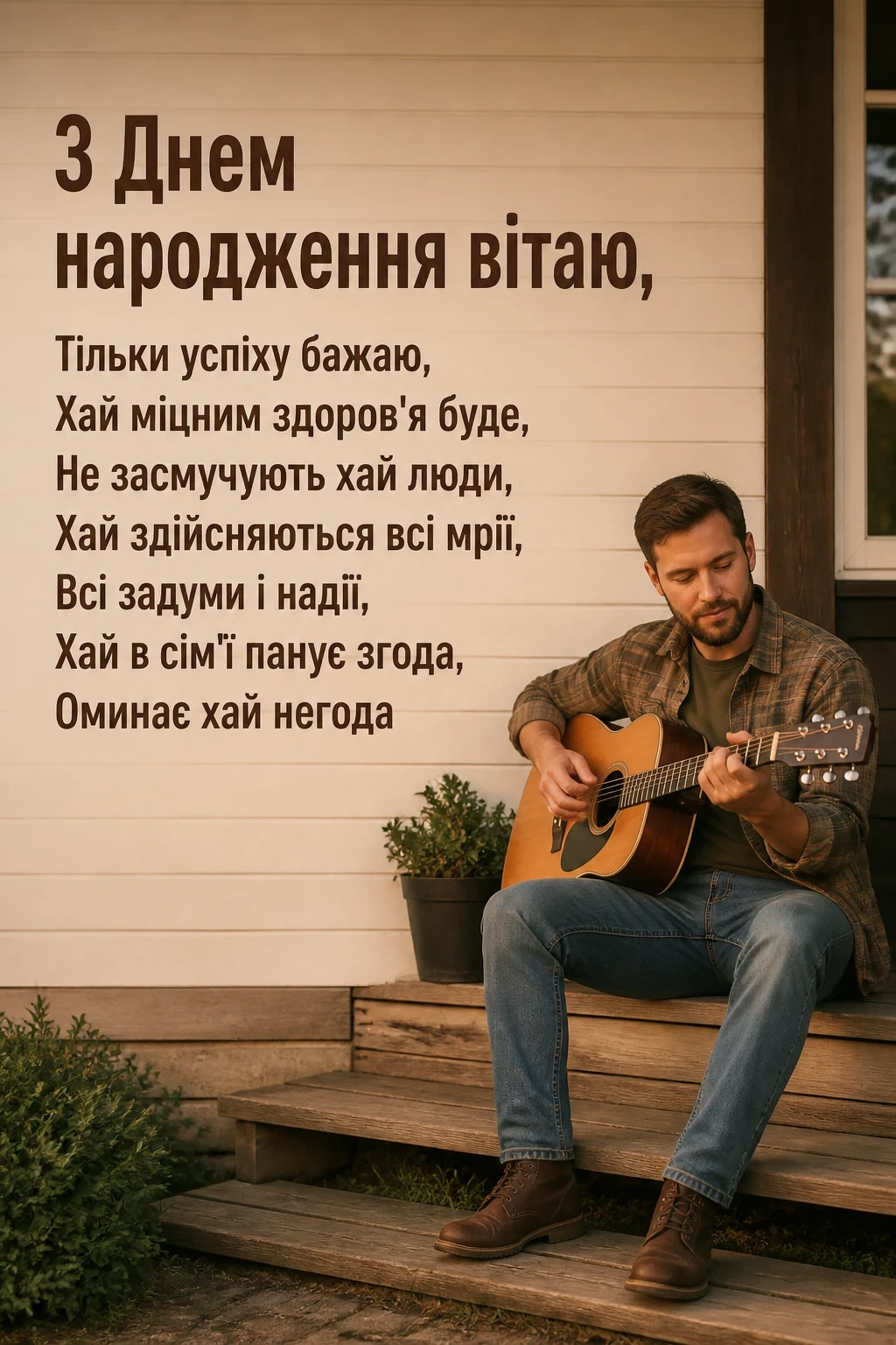найкращі привітання з днем народження для мужчині