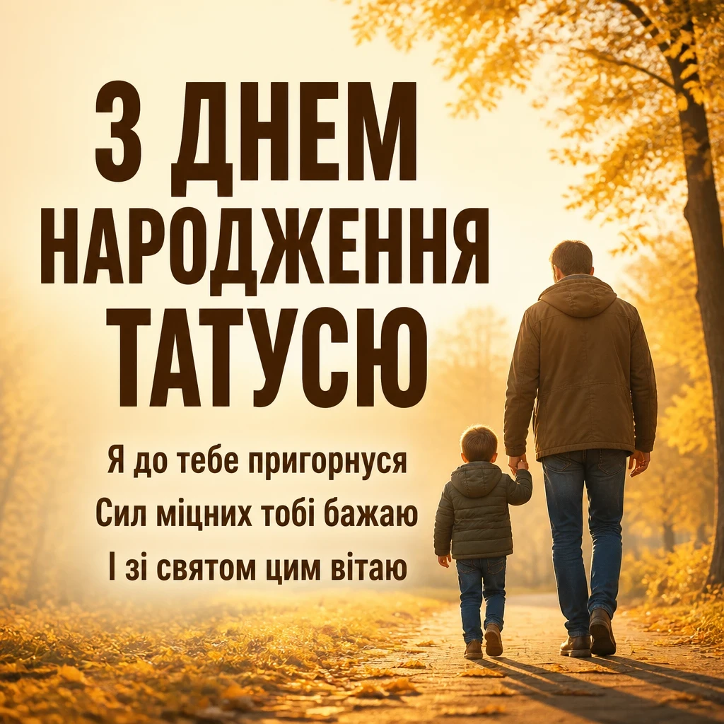 привітання з днем народження батька