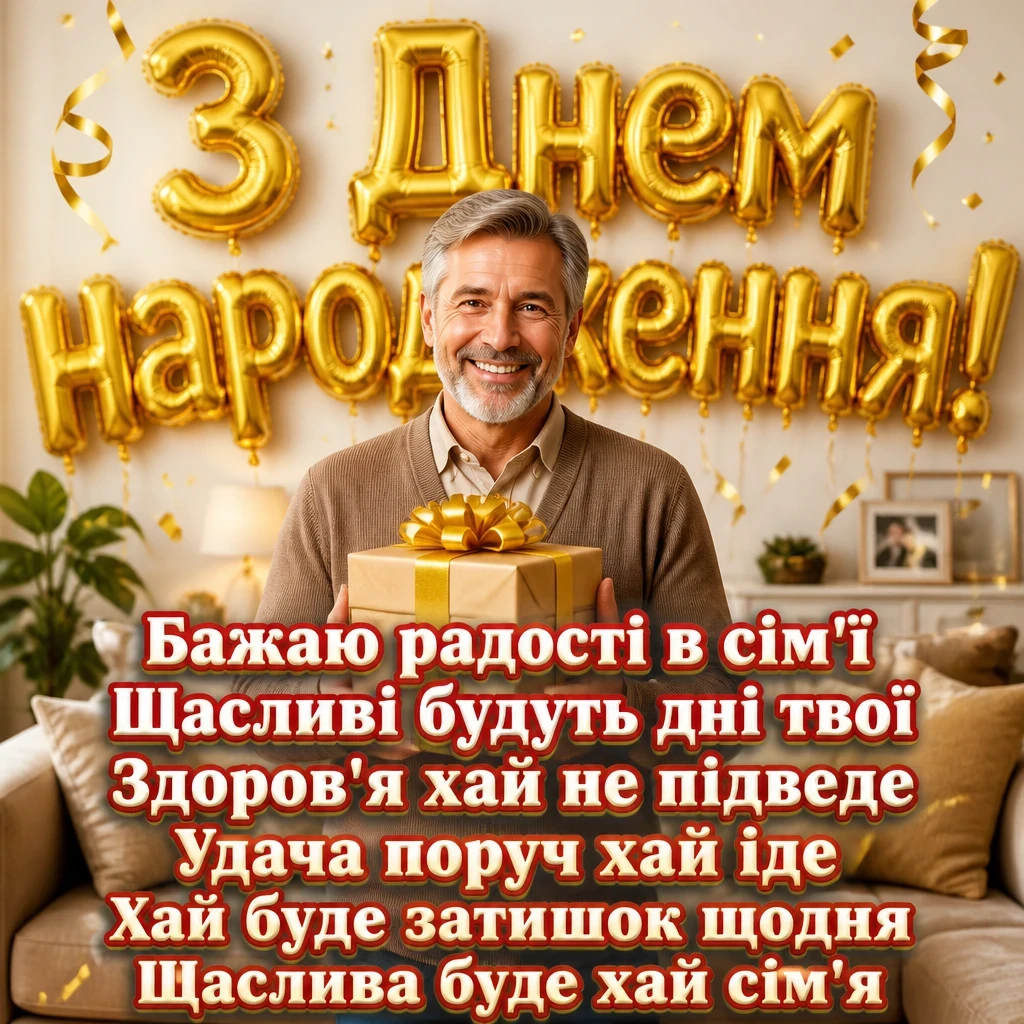 привітання з днем народження батька