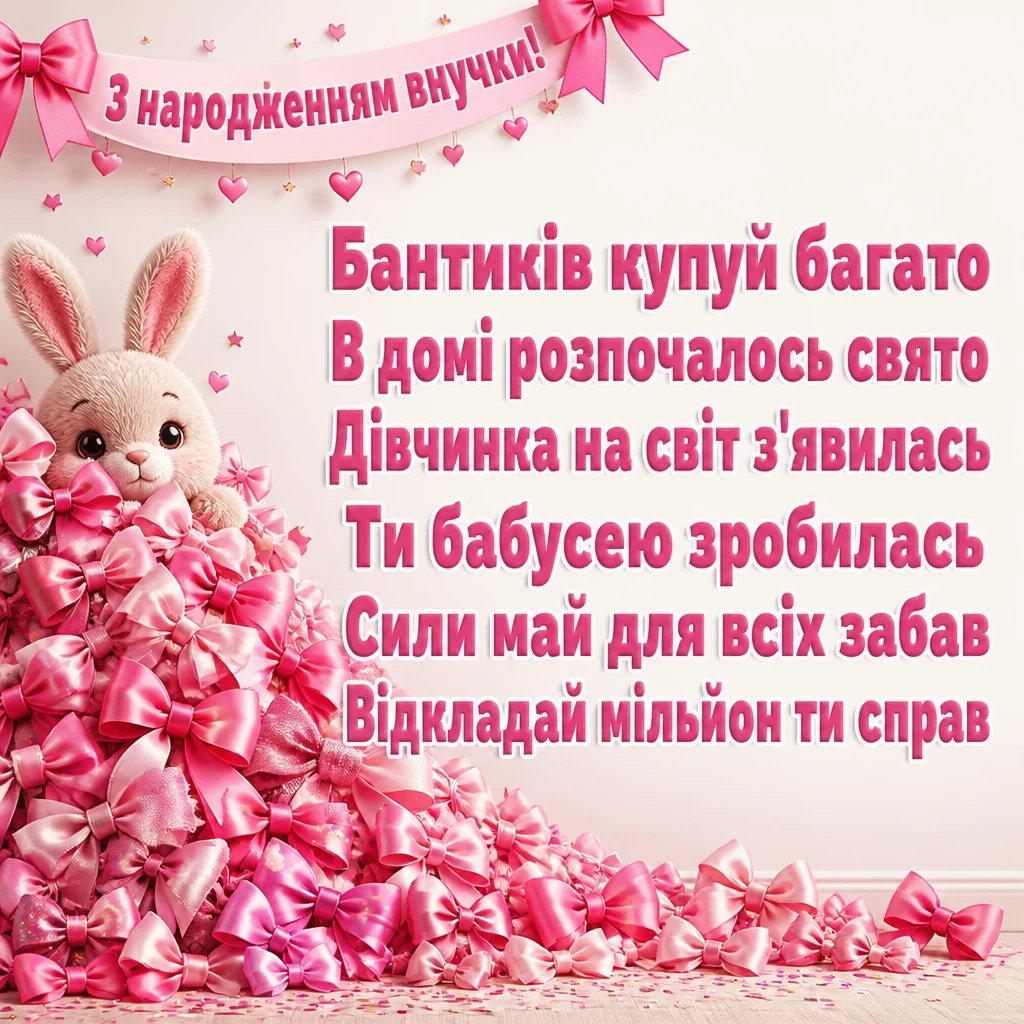 прикольні привітання бабусі з народженням внучки