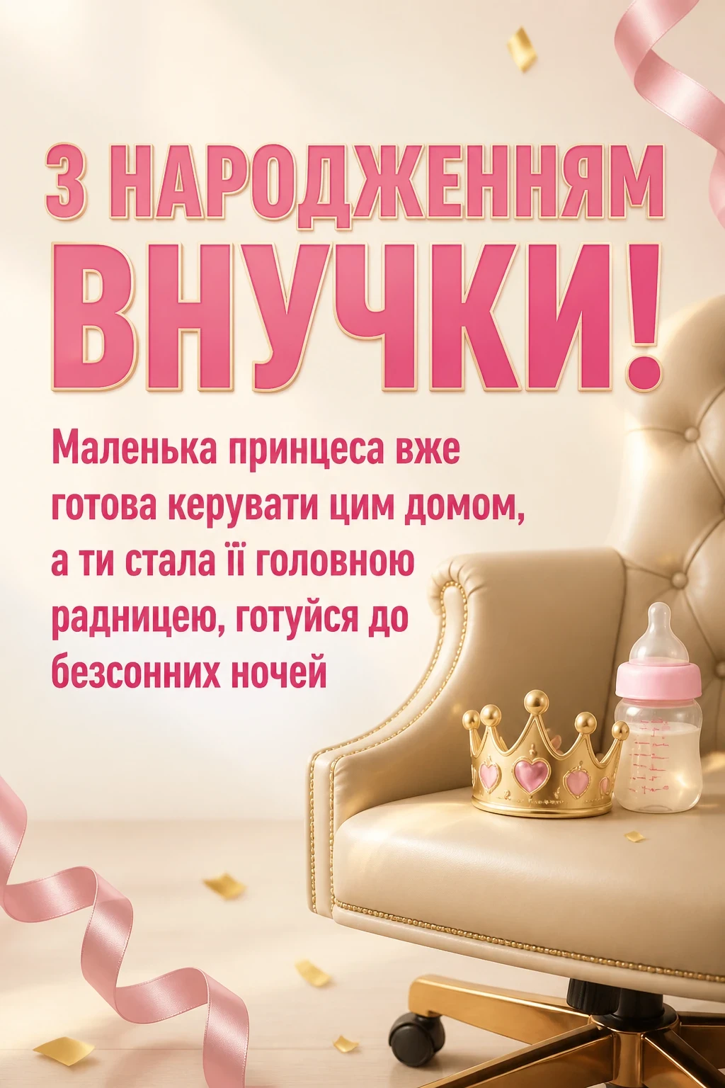 прикольні привітання бабусі з народженням внучки