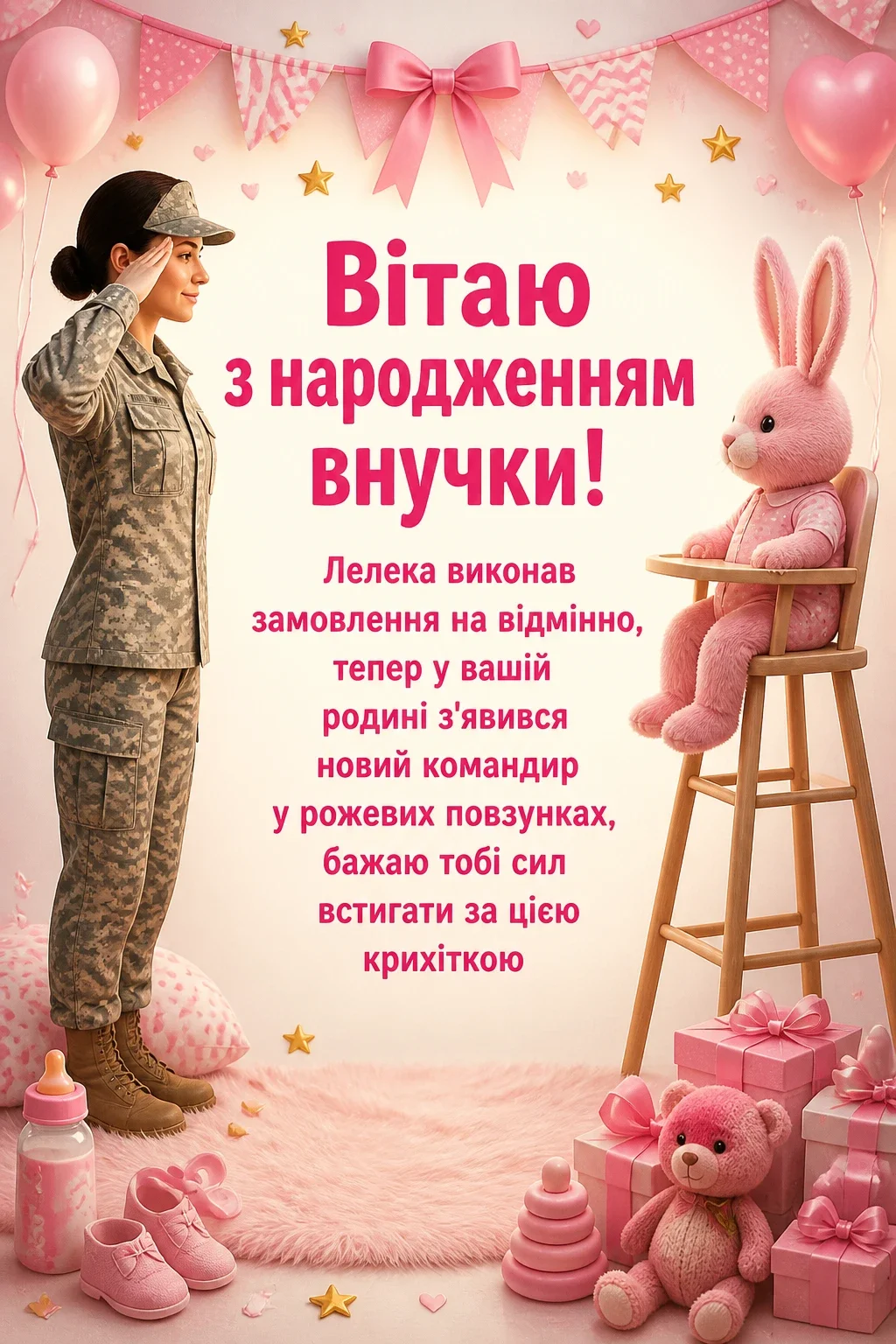 прикольні привітання бабусі з народженням внучки