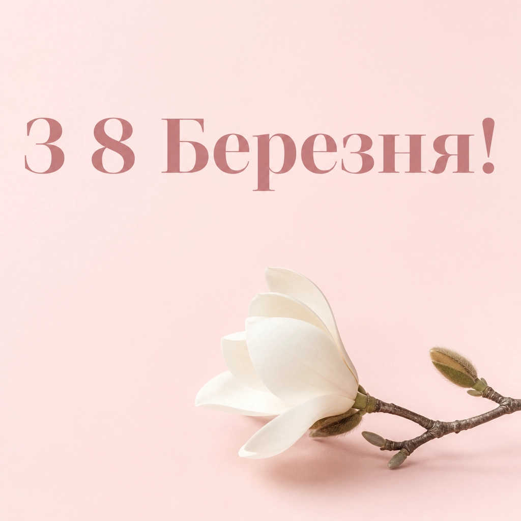 привітання 8 березня
