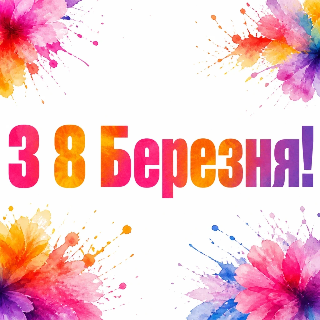 привітання 8 березня