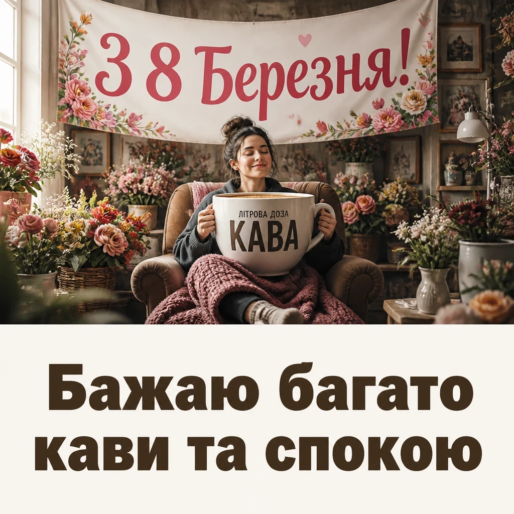 привітання 8 березня