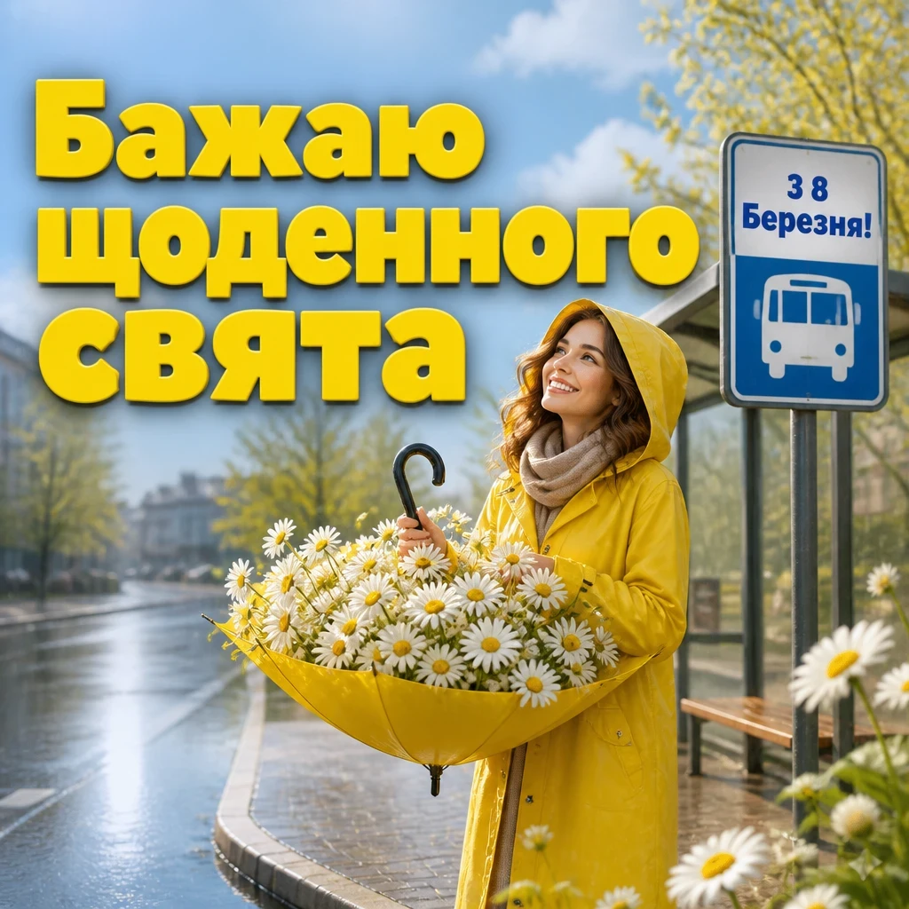 привітання 8 березня