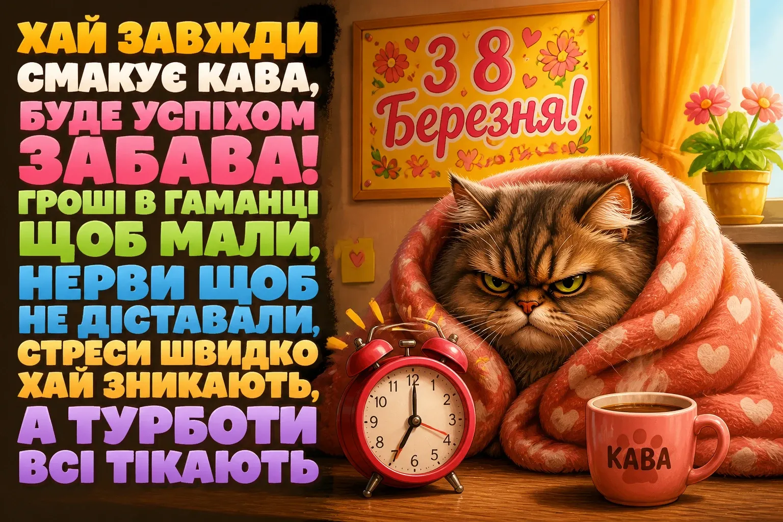 привітання 8 березня