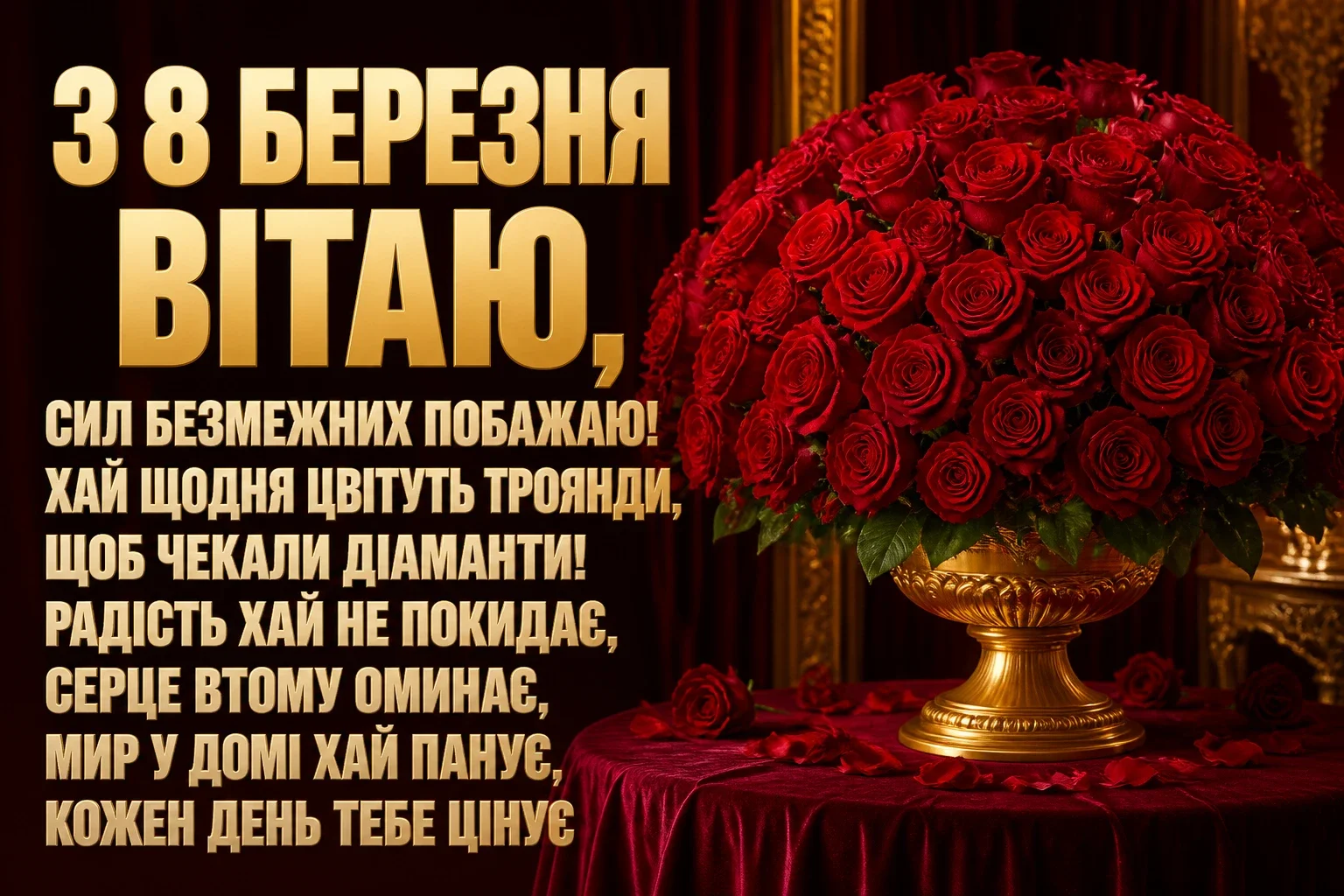привітання 8 березня