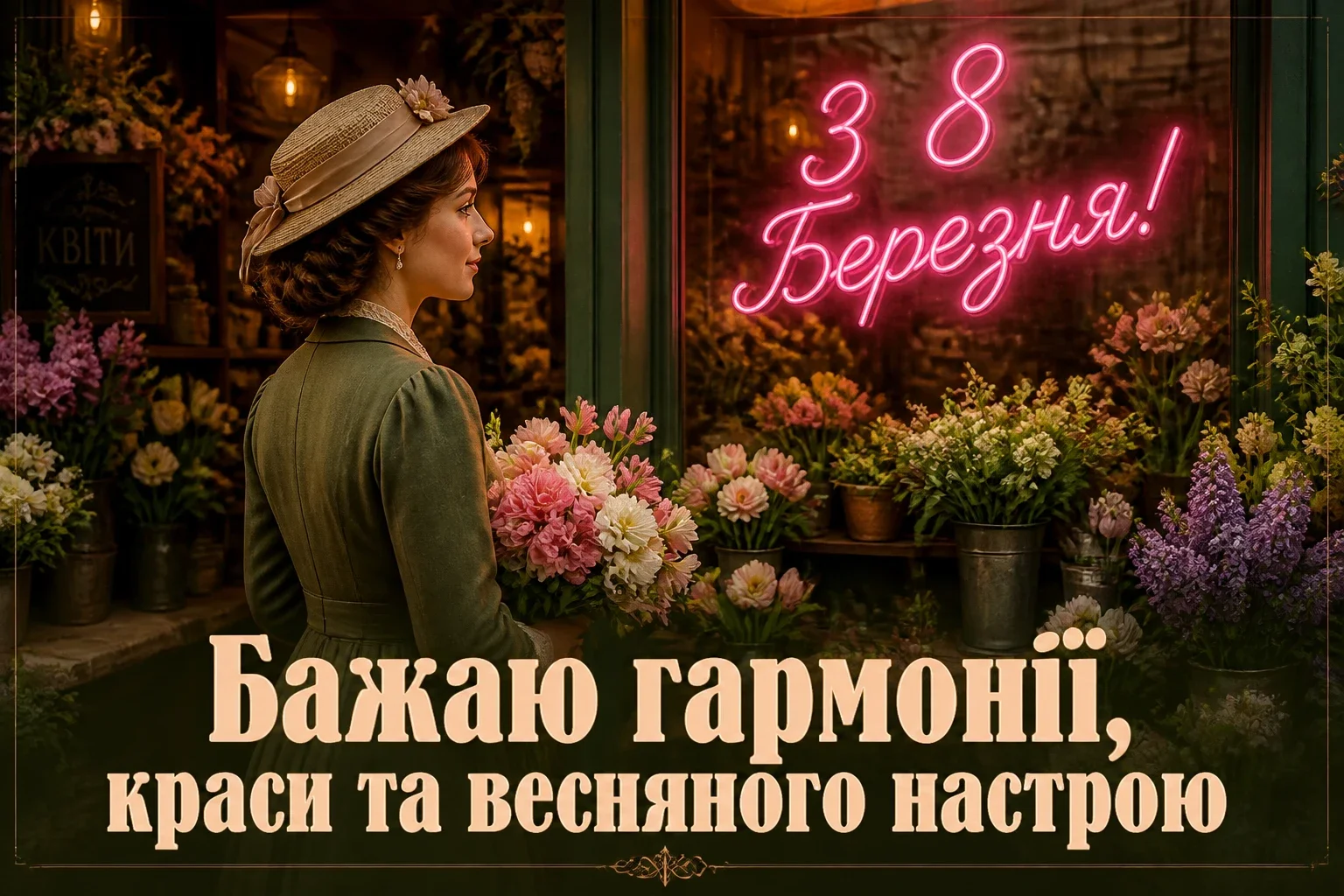 привітання 8 березня