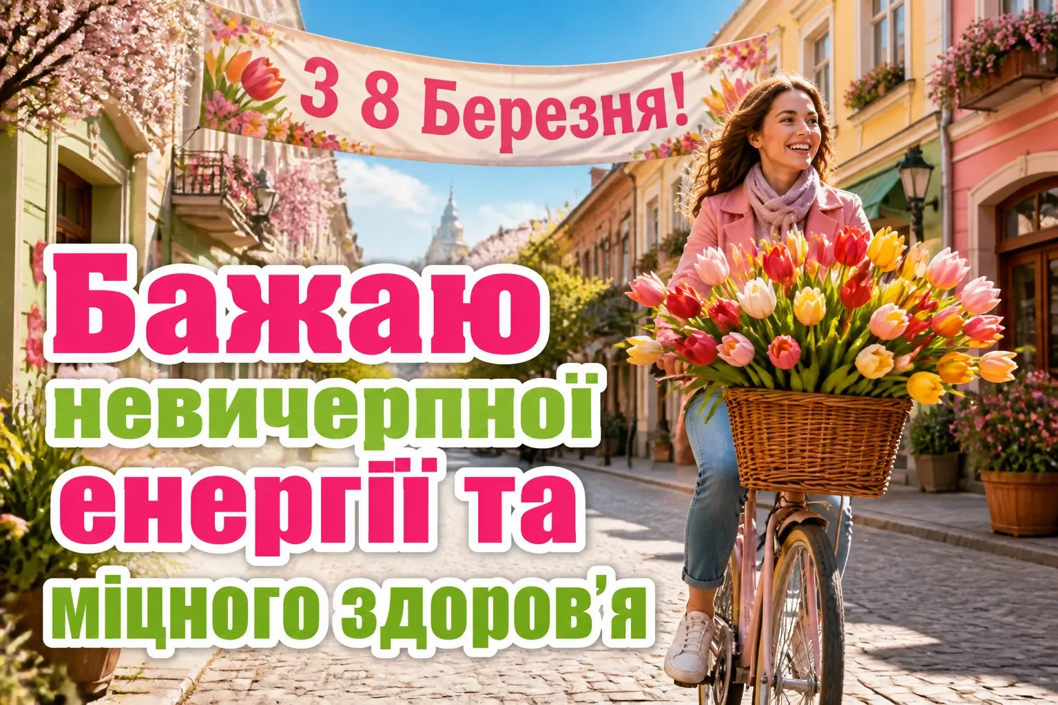 привітання 8 березня