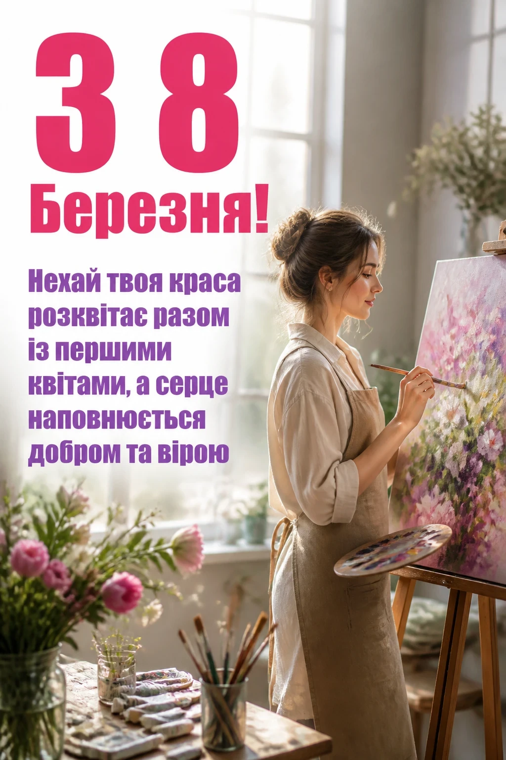 привітання 8 березня