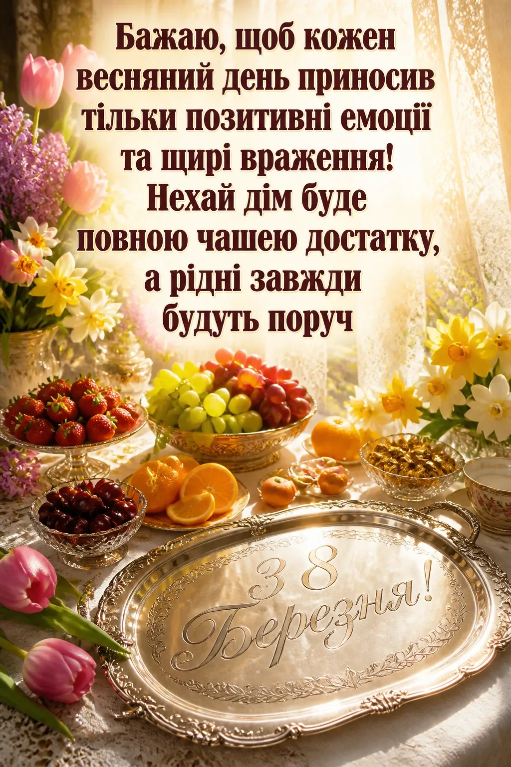 привітання 8 березня