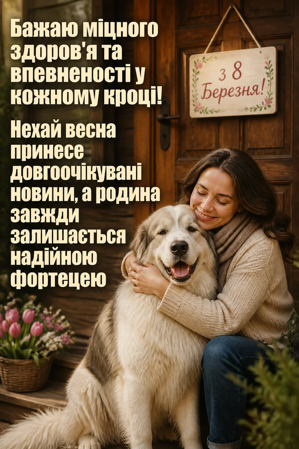 привітання 8 березня
