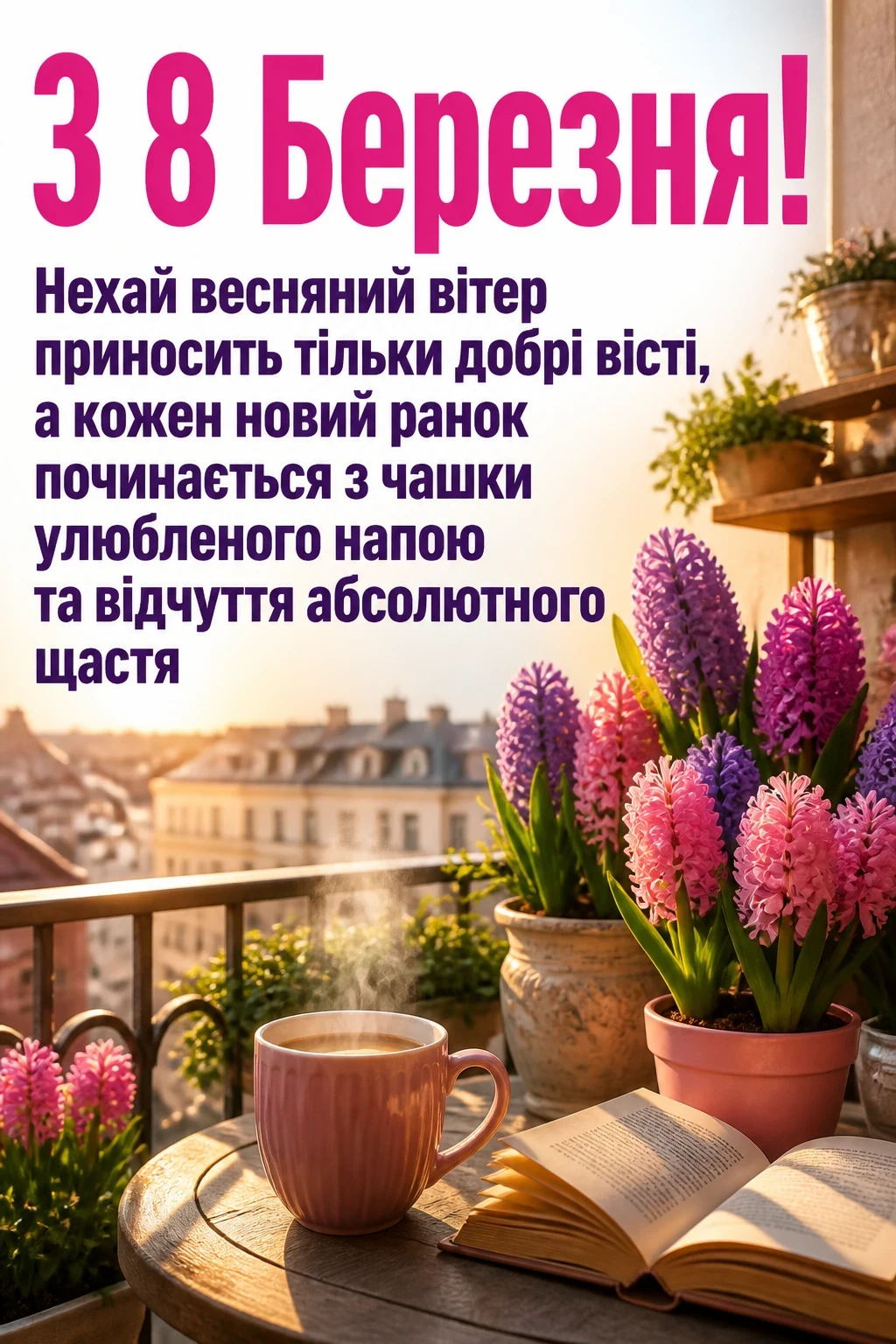 привітання 8 березня