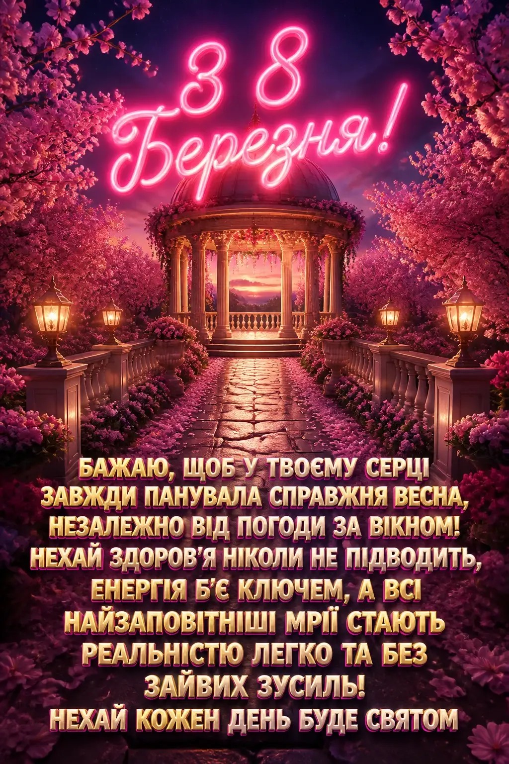 привітання 8 березня
