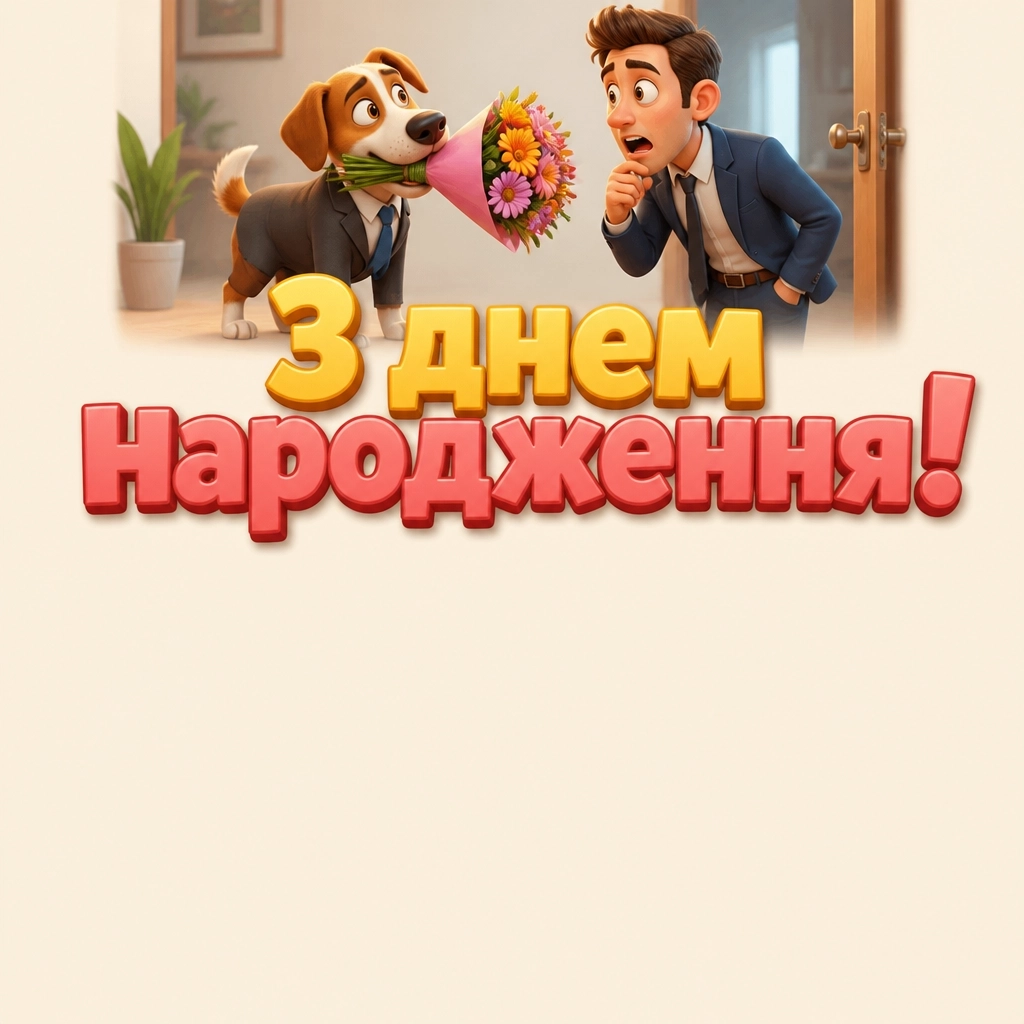 привітання з днем народженя