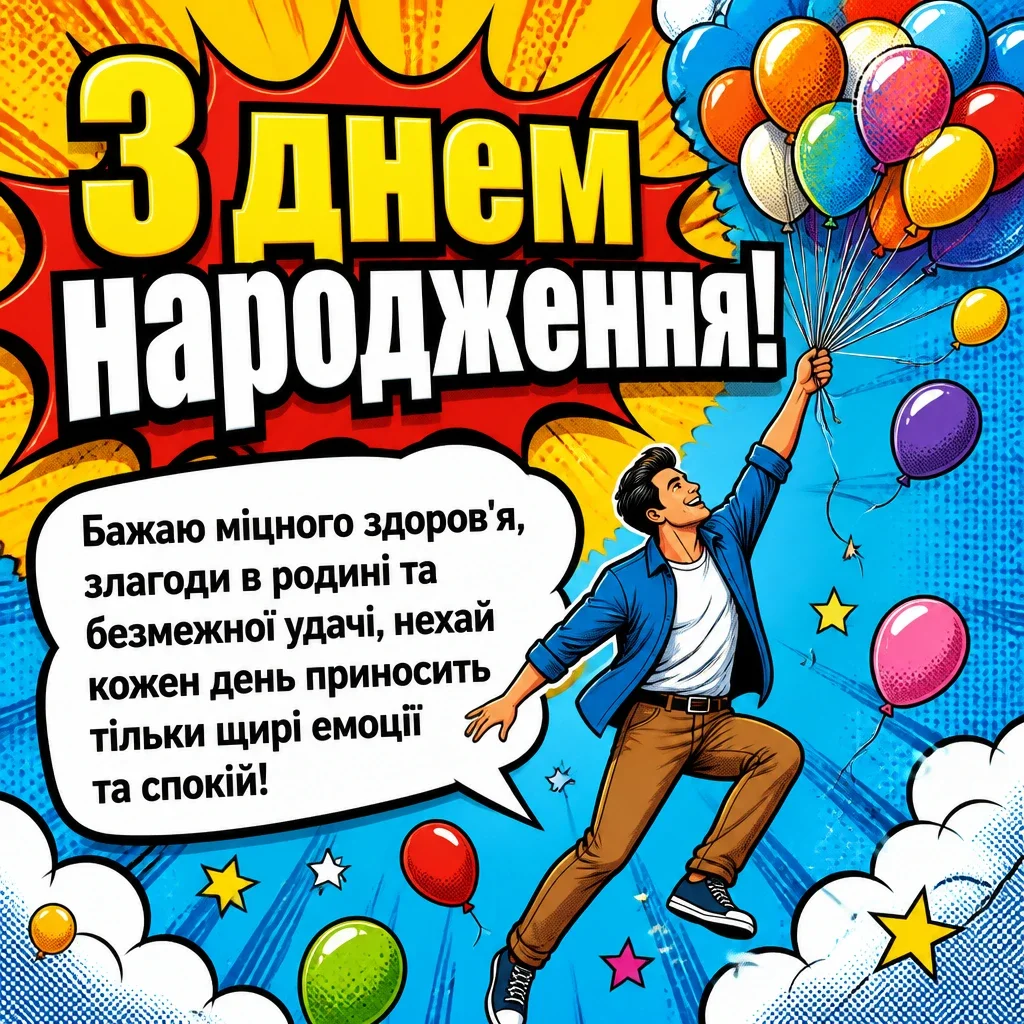 привітання з днем народженя