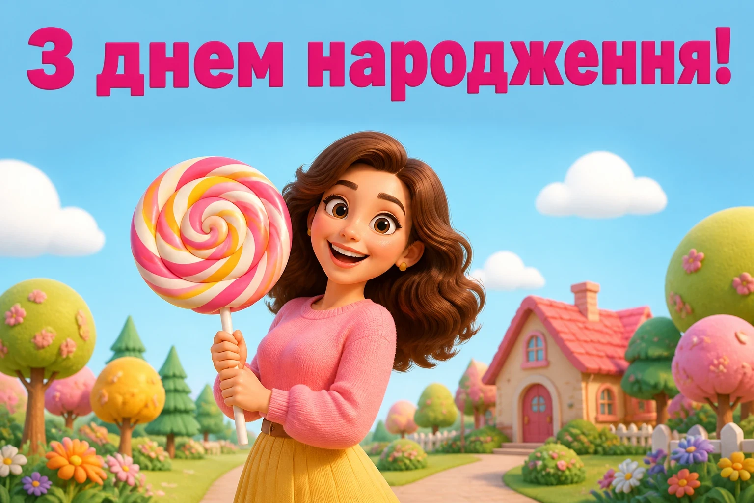 привітання з днем народженя