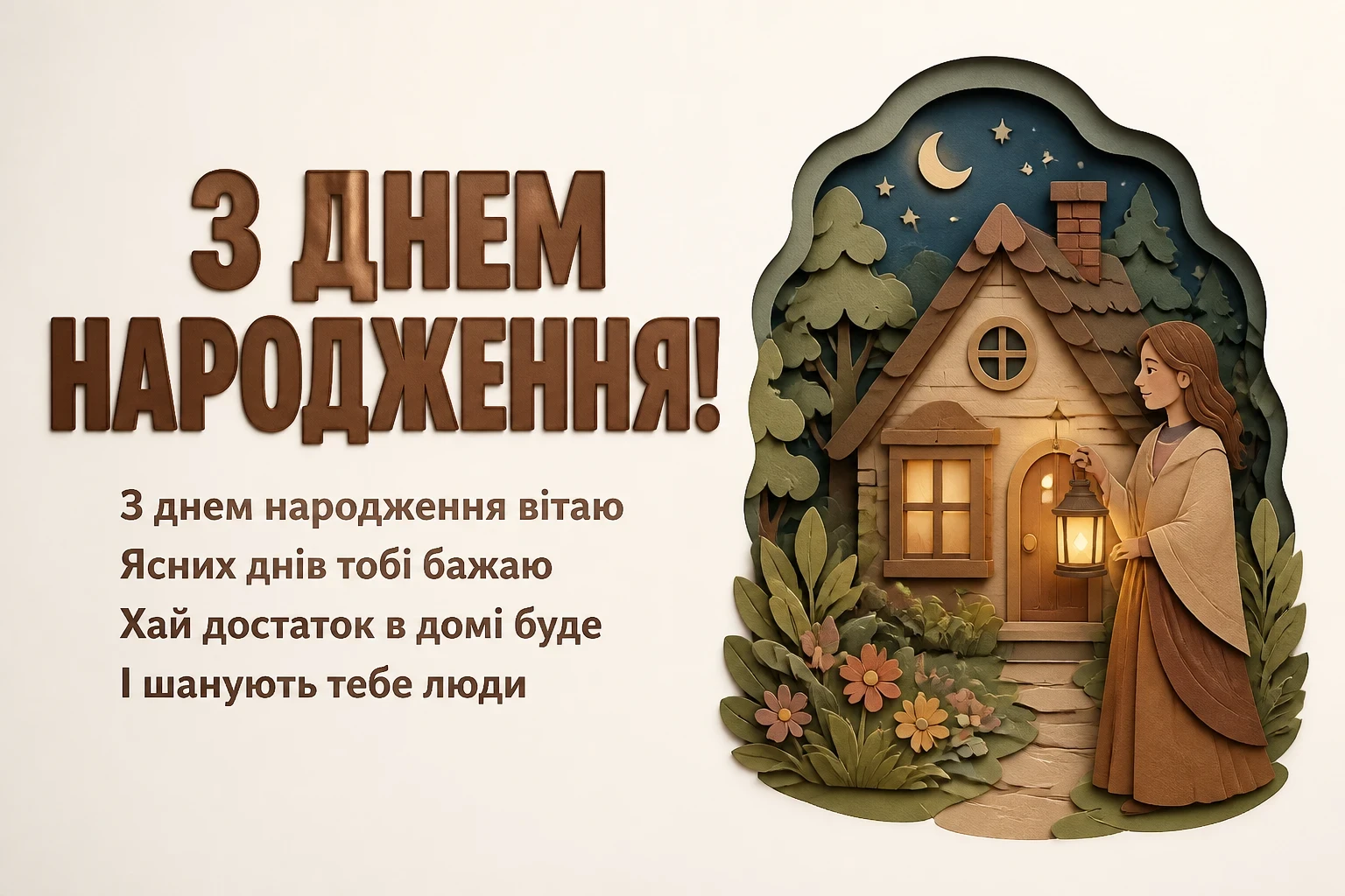 привітання з днем народженя