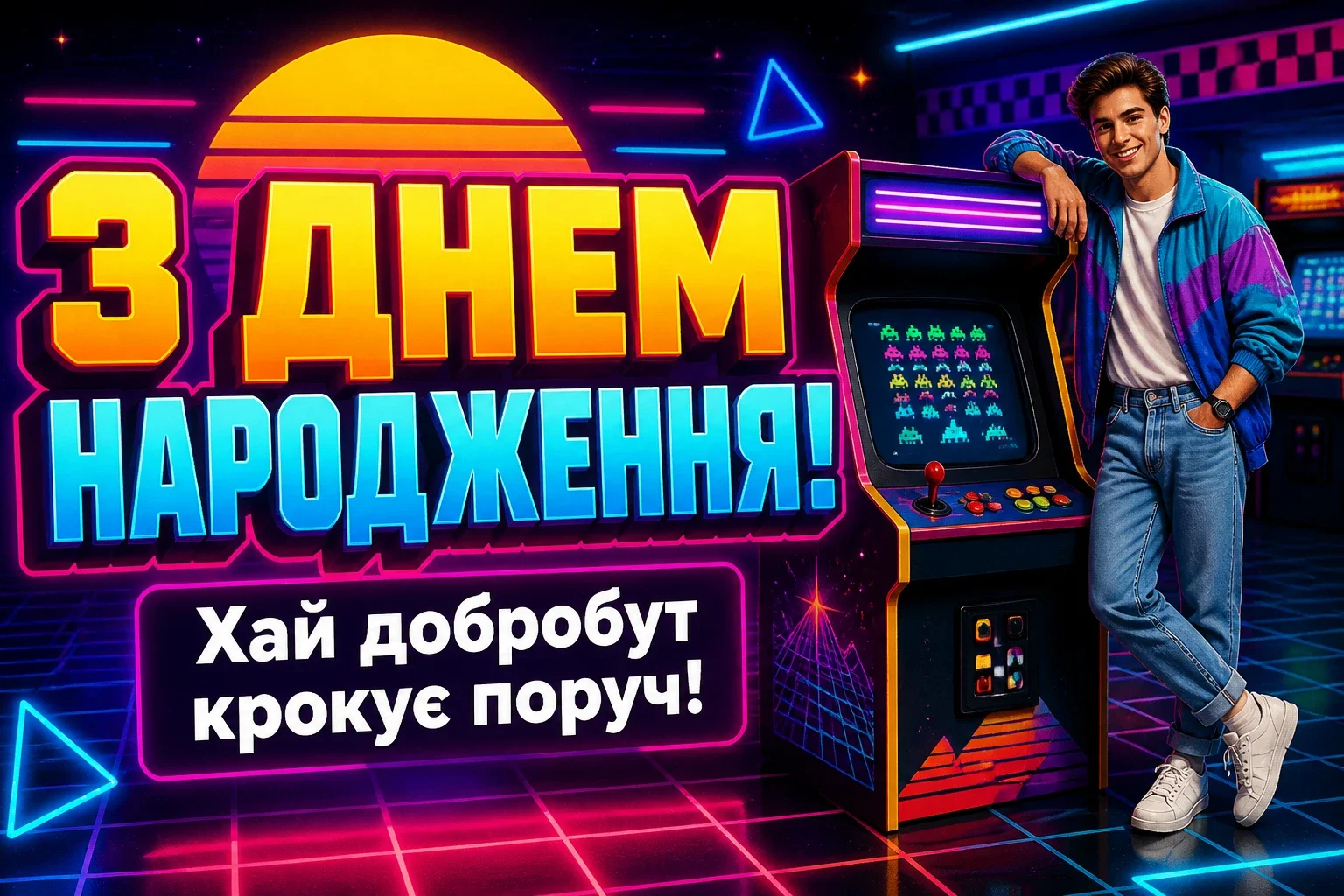 привітання з днем народженя