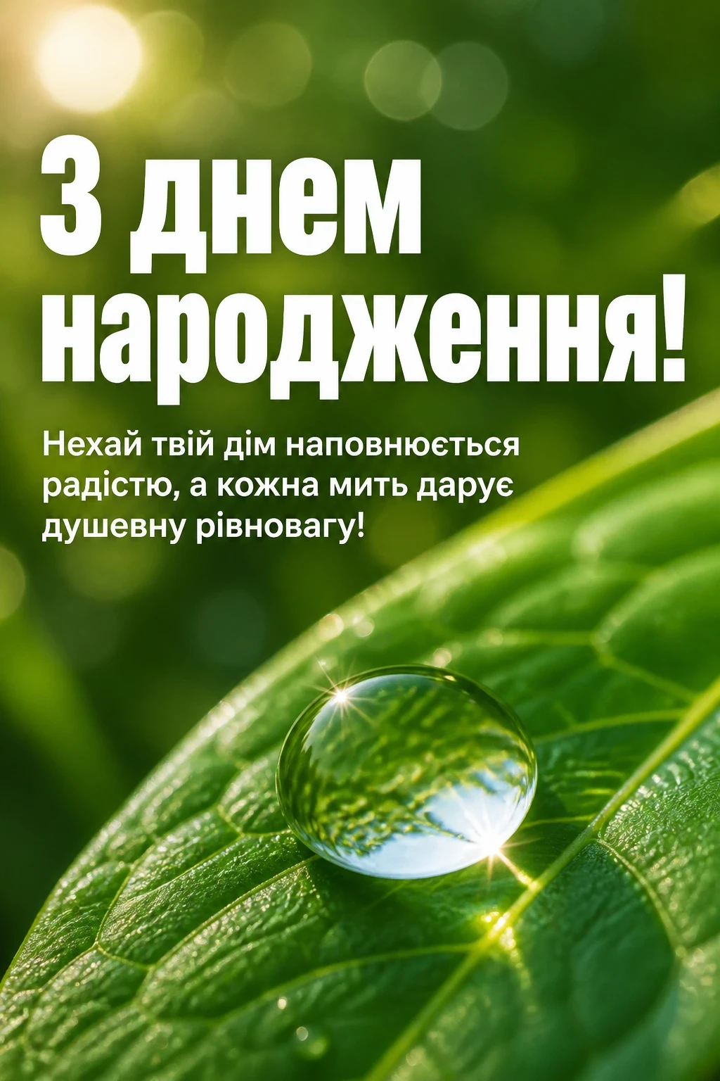 привітання з днем народженя