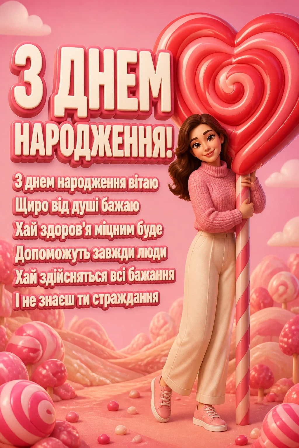 привітання з днем народженя