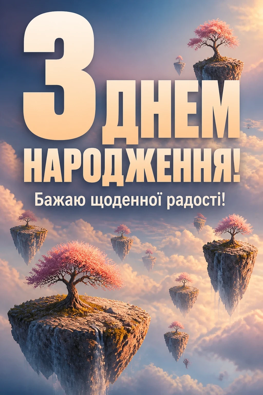 привітання з днем народженя
