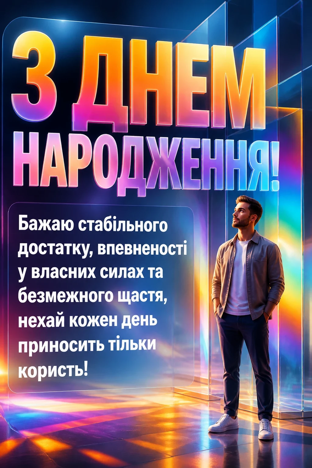 привітання з днем народженя