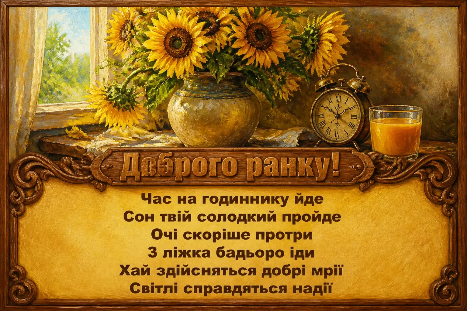 веселе привітання з добрим ранком веселе привітання з добрим ранком