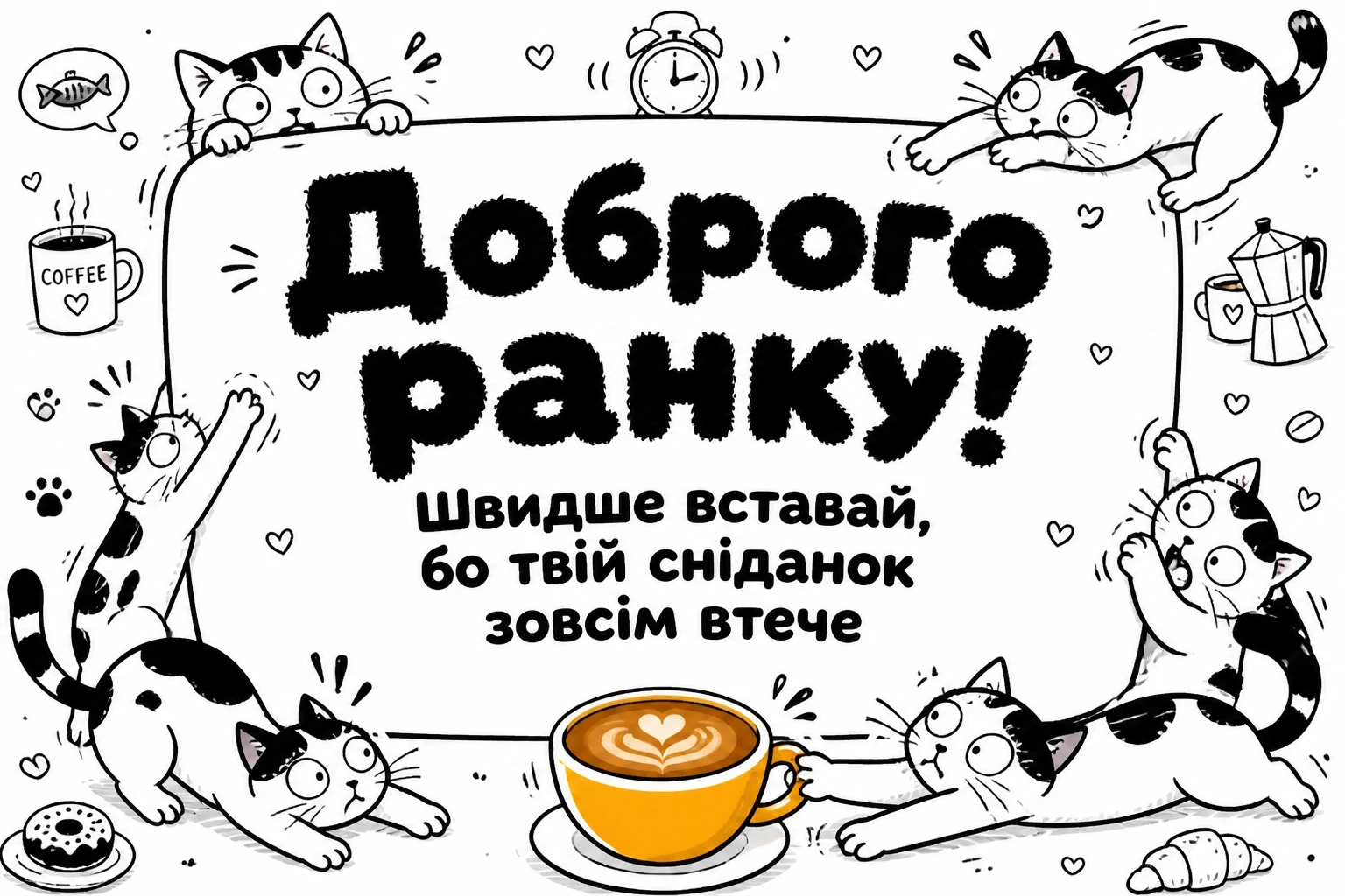 веселе привітання з добрим ранком веселе привітання з добрим ранком