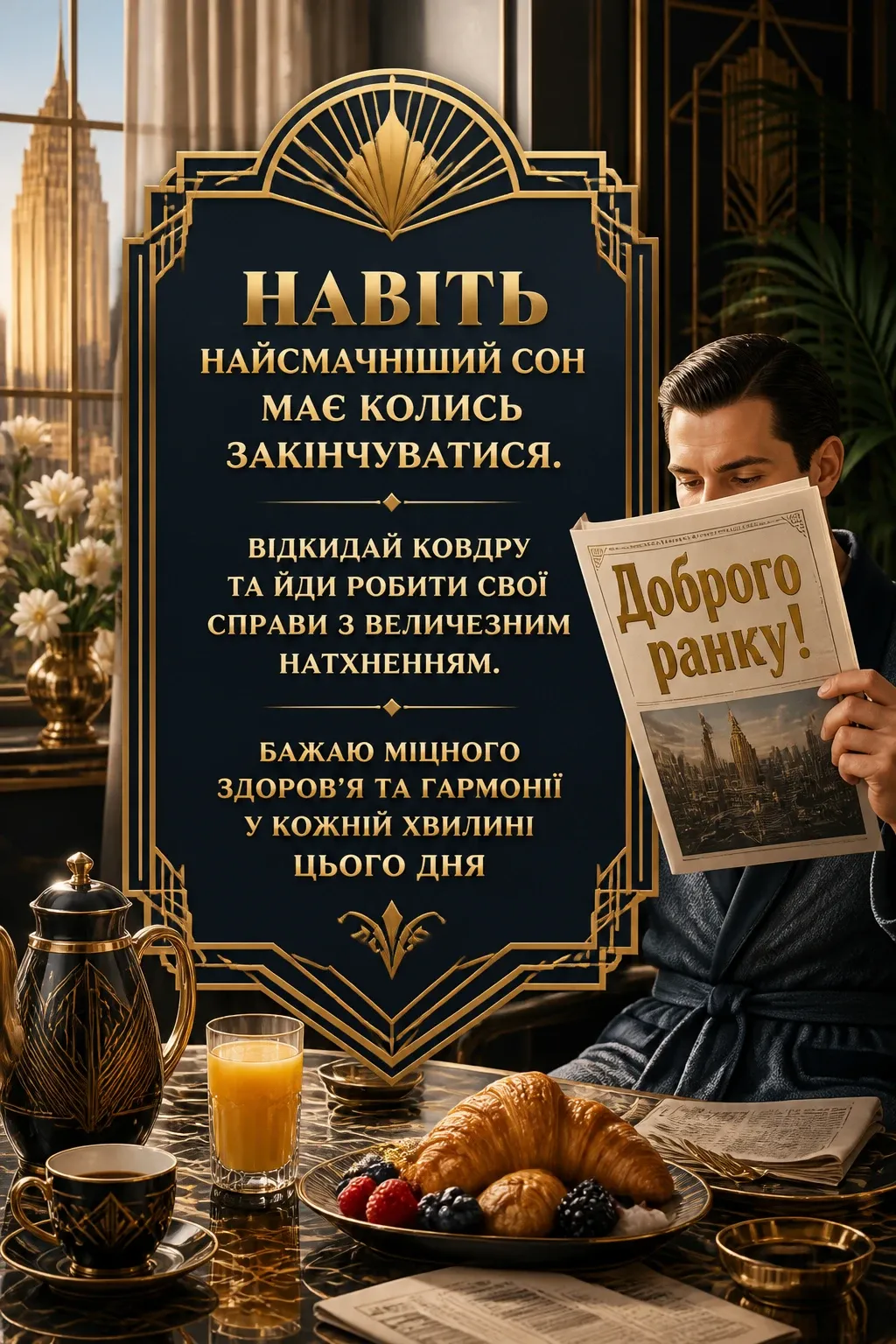 веселе привітання з добрим ранком веселе привітання з добрим ранком
