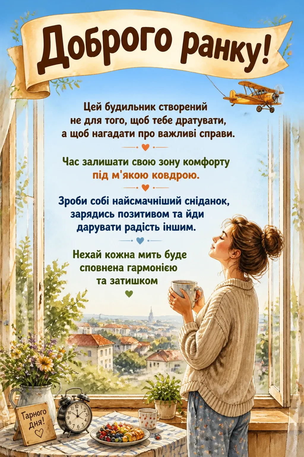 веселе привітання з добрим ранком веселе привітання з добрим ранком