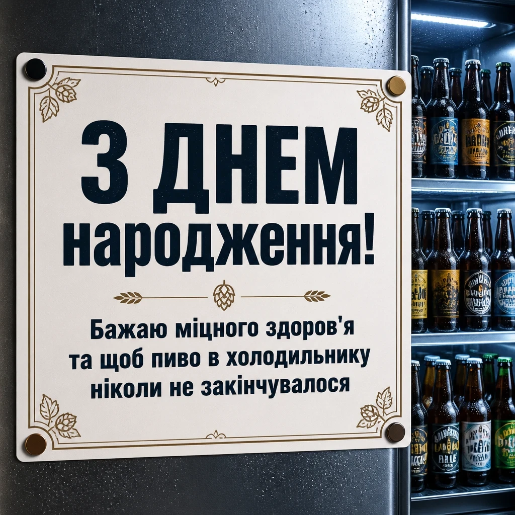 чоловіче привітання з днем народження