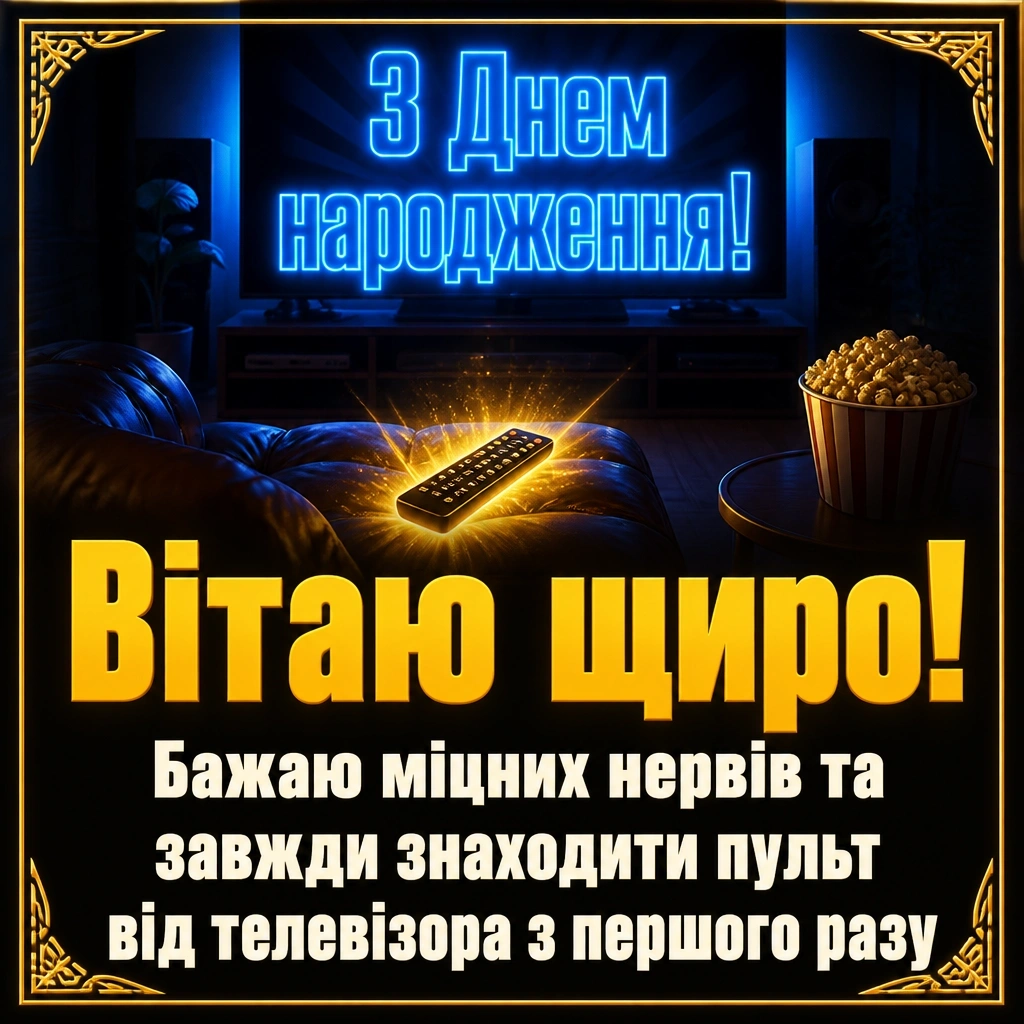 чоловіче привітання з днем народження