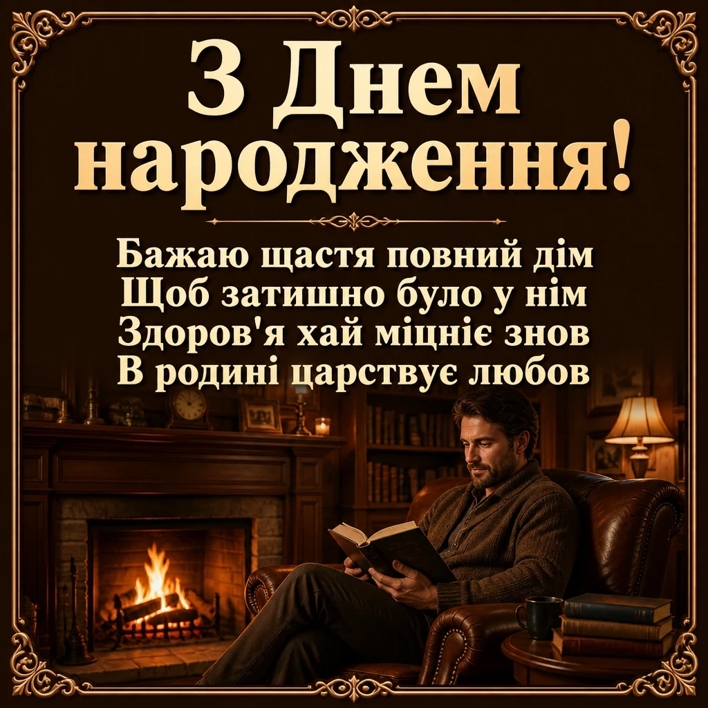 чоловіче привітання з днем народження