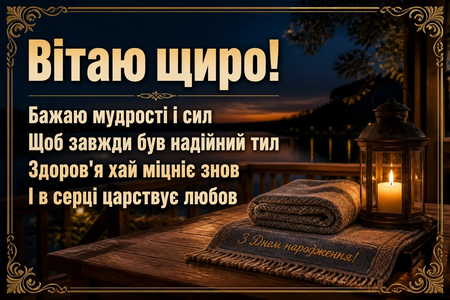 чоловіче привітання з днем народження