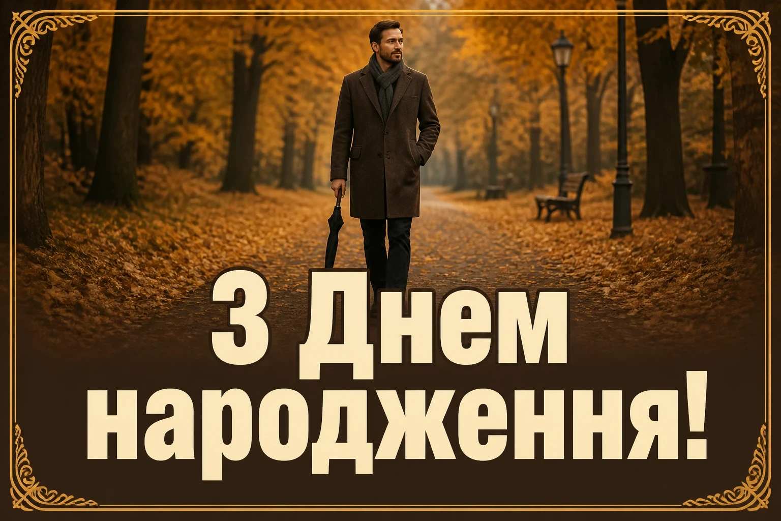 чоловіче привітання з днем народження