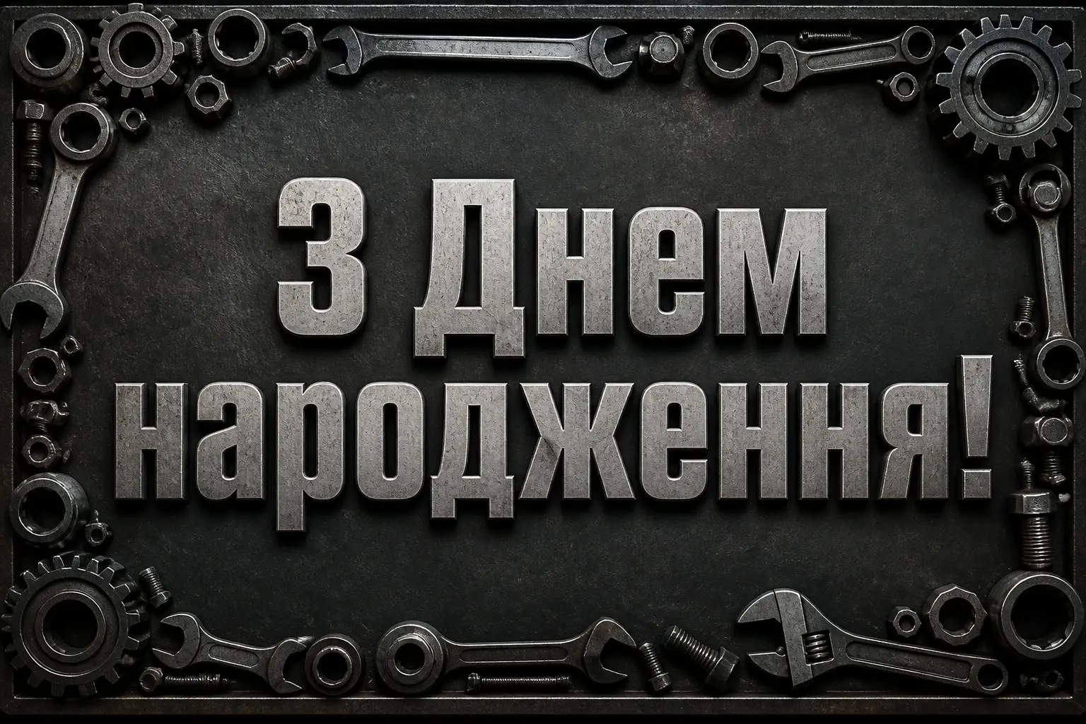 чоловіче привітання з днем народження