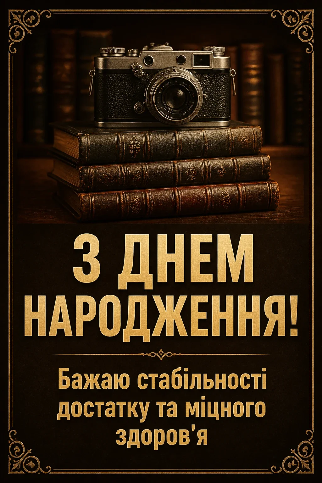 чоловіче привітання з днем народження