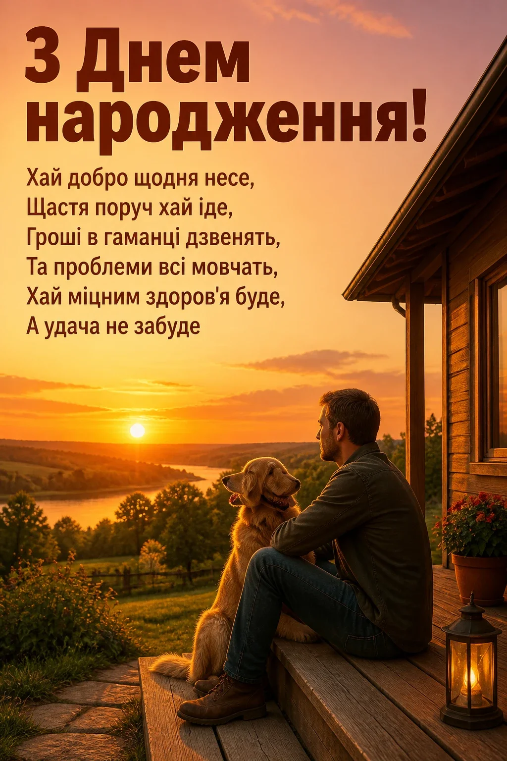 прикольне привітання чоловіків з днем народження чоловіку
