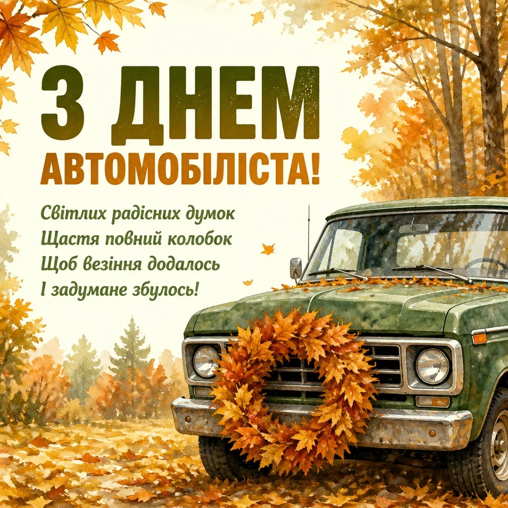 водія привітання з днем автомобіліста водія привітання з днем автомобіліста
