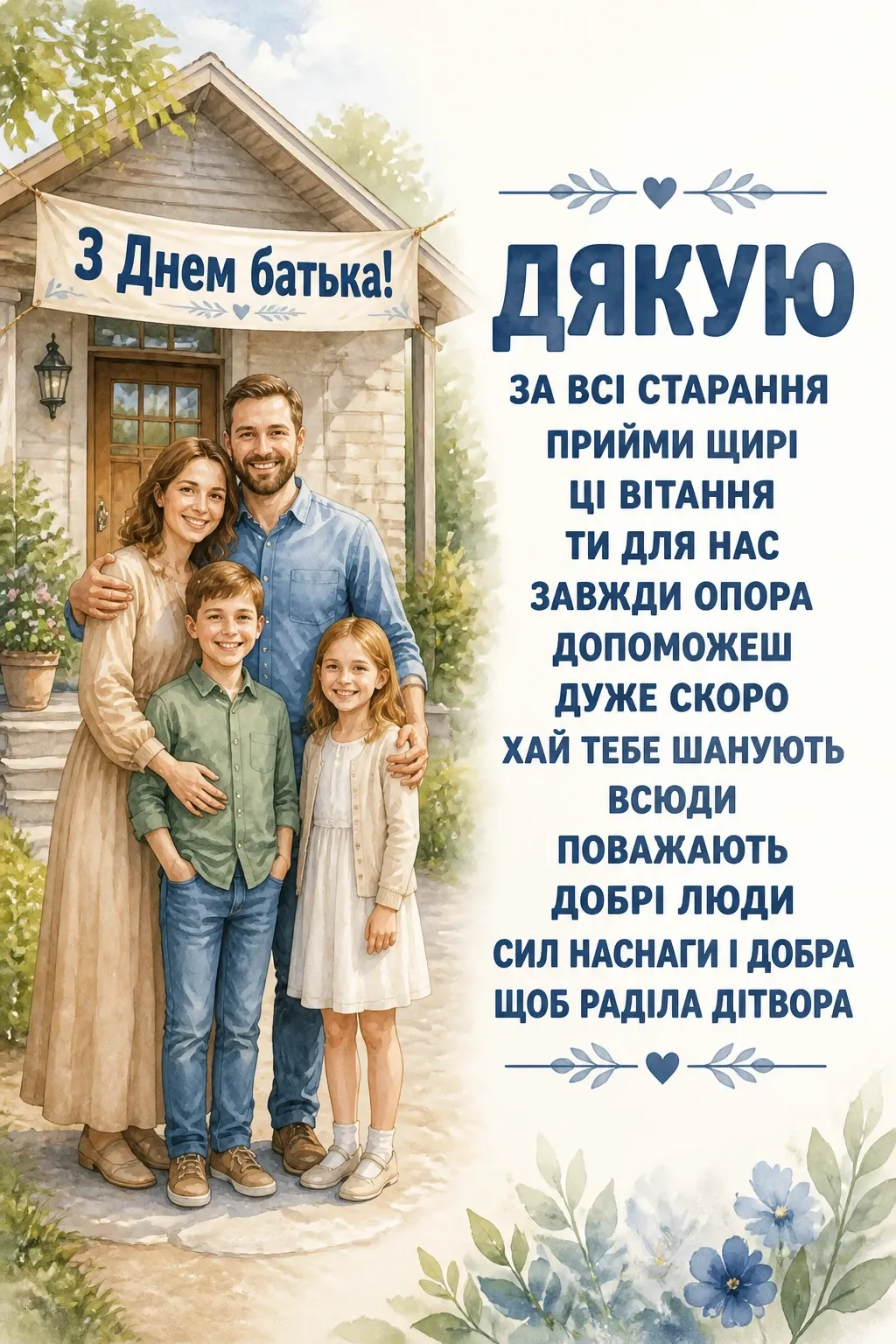 привітання день батька привітання день батька