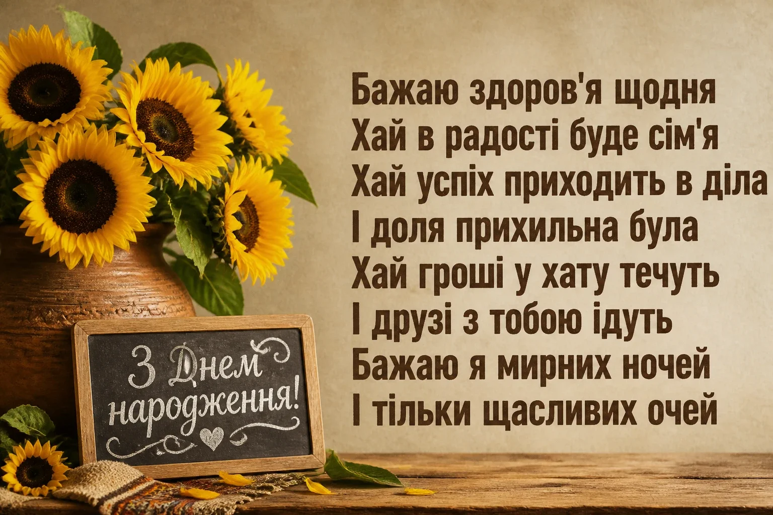 привітання зятю з днем народження